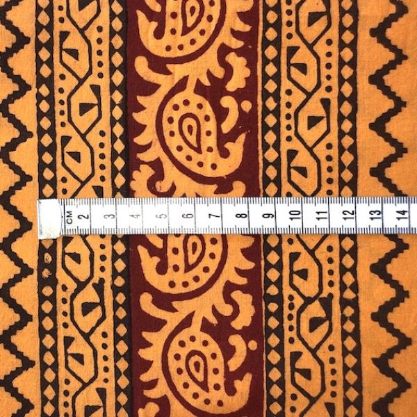 Hand Block Print aus Indien – YELLOW BAGH PAISLEY